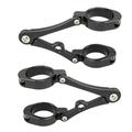 1 Pair Of Motorcycle Headlight Bracket Bracket 39mm 41mm Fork Tube Headlight Bracket For Aluminum Alloy - Black