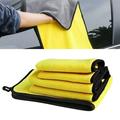 Yannee Microfiber Towel Towel Clean Towels Hemming Soft Thick for Car Care Wax Polish