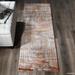 Impression Collection Orange And Gray 2 8 X 8 1 Runner Rugs IM1128