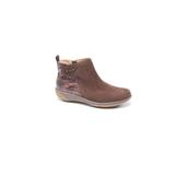 Women's Althea Bootie by Hälsa in Dark Brown Solid (Size 7 M)