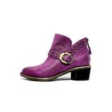 Wide Width Women's Melania Bootie by Hälsa in Dark Purple (Size 7 1/2 W)