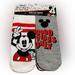 Disney Accessories | Nwt Disney Mickey Mouse Low Cut Socks 10 Pair | Color: Black/Red | Size: 4-10