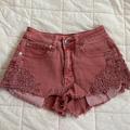 American Eagle Outfitters Shorts | High Rise Shorts | Color: Red | Size: 00