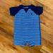 Ralph Lauren One Pieces | Baby Ralph Lauren Soft Cotton Shortall Size 6 Months | Color: Blue | Size: 6mb