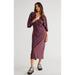 Free People Dresses | Free People Fp Beach Skylar Maxi Dress In Plum Size Xs | Color: Purple | Size: Xs