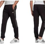 Adidas Pants | Adidas Essentials 3 Stripes Fleece Tapered Pants Sweatpants Gn2426 Mens | Color: Black/White | Size: Xxl