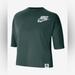 Nike Tops | Michigan State Spartans Nike Team Just Do It T-Shirt - Women’s Size Medium | Color: Green | Size: M