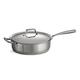 Tramontina 80101/022DS Stainless Steel Saute Pan with Lid 3 Layers 5 L