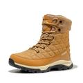 NORTIV8 Women's Snow Boots Waterproof Hiking Walking Non Slip Fur Lined Warm Winter Boots Insulated Short Ankle Boots SNSB223W TAN Size 6.5 UK/8.5 US