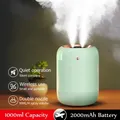 Purificateur d'air domestique à Double buse 1L batterie 2000mAh diffuseur d'arôme ultrasonique