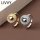 LIVVY – bague de couleur argent nouveau Design Simple bague de couleur pierre chinoise rétro en