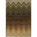 "Hudson 3458A Brown/ Multi 1'10"" X 3'3"" Indoor Area Rug - Oriental Weavers H3458A058100ST"