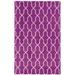 Optic 41101 Purple/ Ivory 8' X 10' Indoor Area Rug - Oriental Weavers O41101244305ST