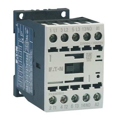 EATON XTCE015B01A IEC Magnetic Contactor, 3 Poles, 120 V AC, 15 A, Reversing: No