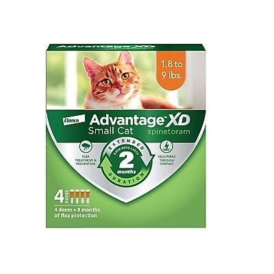Advantage XD Small Cat Treatment, 4 count