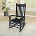 Rocker Chair Arm Chairs Rocking Chairs with Sturdy Slatted Back Rest Lounge Chairs