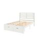 Red Barrel Studio® Full/Double Storage Platform Bed in White | 40.6 H x 54.1 W x 75 D in | Wayfair FFE02E8CDFF749B485B632E770B2F40C