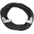 Seismic Audio - 50 XLR Right Angle Microphone Cable - 50 Foot Mic Cord - NEW Black - SAXRA50