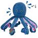 PU Squeaky Dog Chew Toys Octopus Dog Toy with 8 Legs Durable Dog Toys Stuffed Interactive Dog Toys for Medium& Large Dogs Dog/Puppy Chew Toys Cleanning Teeth Tug-of-war Dog Toy