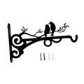 Iron Outdoor Planter Hooks Wall Mount Durable Strong Bearing Planter Hangers Hanging Planter Brackets for Garden Ornaments Feeders Fence Home