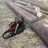 Miumaeov 18 Gas Chainsaw 58cc Power Chain Saw 4.4 HP 2-Stroke Gasoline Chainsaw Handheld Cordless Petrol Chain Saws Garden Tools for Wood Cutting Forest Felling Tree Pruning