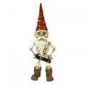 Jlong Male Halloween Skeleton Gnome Couple Garden Gnomes Statue Zombie Gnome Sculptures Resin Dwarf Figurines for Indoor Home Ornaments Outdoor Patio Yard Lawn Porch Decor