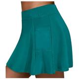 HSMQHJWE Pleather Skirt Twin Size Bed Skirt Yoga Tennis Pockets Shorts Inner Hakama Run Women S Golf Sports Skirts Elastic Skirt Back To School Outfits For Girls Skirts