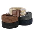 Men s Stretch Belts Unisex Gift Elastic Braided Belt Casual Golf Shorts Jeans Belts for Men