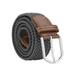 SHCKE Elastic Braided Belt Woven Stretch Belt Solid Color Belts Woven BeltsElastic Braided Stretch Belt for Golf Casual Jeans Shorts Pants