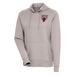 Women's Antigua Oatmeal Chicago Bulls Action Pullover Hoodie