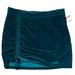 Free People Skirts | *Nwt* Free People “Vivienne” Emerald Green Velveteen Mini Skirt Size L (12) | Color: Green | Size: L