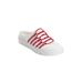 Women's The Charlotte Machine Washable Sneaker by Comfortview in White (Size 10 M)