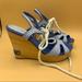 Ralph Lauren Shoes | Lauren Ralph Lauren Nautical Lace Up Wedges | Color: Blue/White | Size: 7