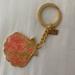 Lilly Pulitzer Accessories | Lilly Pulitzer Gold Shell Yeah Key Chain | Color: Gold/Pink | Size: Os