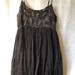 Free People Dresses | Free People Black Flowy Dress Sz S | Color: Gray/Purple | Size: S