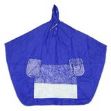 Unique Bargains Unisex Adult Motorcycle Rain Gear Rain Poncho Motorcycle Scooter Rain Cover Raincoat Protector Blue 4XL