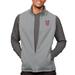 Men's Antigua Gray USMNT Course Full-Zip Vest