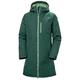 Helly Hansen Women's Long Belfast Winter Insulated Jacket, Green, M UK