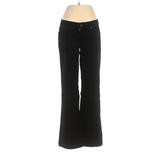 Talbots Casual Pants - Mid/Reg Rise: Black Bottoms - Women's Size 4 Petite