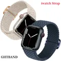Bracelet élastique réglable en nylon pour Apple Watch bracelet pour iWatch Series 7 SE 6 5 4