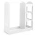 Kids Hanging Armoire Dresser Dress up Storage Closet with Mirror