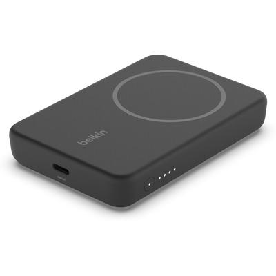 Belkin BoostCharge Magnetic Power Bank 5K + Stand, Black
