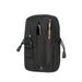 Men s Outdoor Tactical Molle Waist Bags Casual Waist Pack Purse Mobile Phone Case (Black)