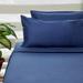 Fabdreams Sateen 400 Thread Count Organic Sheet Set 100% Cotton/Sateen in Blue | Twin XL | Wayfair FDS400TXDB