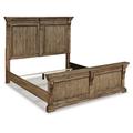 Signature Design by Ashley Markenburg California King Low Profile Panel Bed in Brown | 68 H x 79.13 W x 92.88 D in | Wayfair B770B2