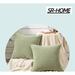 SR-HOME Set Of 2, Super Soft Chenille Farmhouse Pillowcase For Living Room Bedroom Sofa Couch Cushion Cover Chenille | 22 H x 22 W in | Wayfair