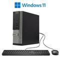 Dell OptiPlex 7010 Ultra Small Form Desktop Computer PC 3.20 GHz Intel i5 Quad Core Gen 4 8GB DDR3 RAM 2TB HDD Hard Drive Windows 11 Professional 64Bit with (Monitor Not Included) Monitor