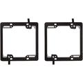 Buyer s Point Dual Gang Low Voltage Mounting Bracket Device [UL Listed] (2 Gang 2 Pack) for Telephone Wires Network Cables HDMI Coaxial Speaker Cables
