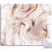 Mouse Pad Marble Pink Rose Gold Marble Mouse Pad for Women Washable Square Cloth Mousepad for Office Laptop Non-Slip Rubber Computer Mouse Pads for Wireless Mouse Cute Mouse Pads for Desk