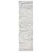 White 27 x 0.35 in Indoor Area Rug - Wade Logan® Baylay Abstract Handmade Tufted Beige Area Rug Polyester/Cotton/Wool | 27 W x 0.35 D in | Wayfair